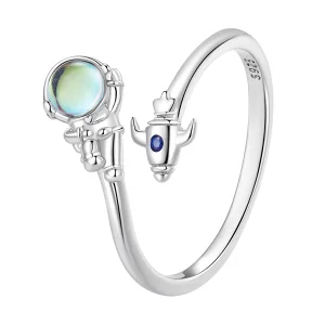(изображение за) Pandora Стил Астронавт Космически Кораб Пръстен - SCR920