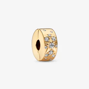 (изображение за) Щипка Pandora Млечен път 14k позлатена - 762434C01