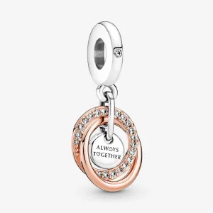 (изображение за) Висящ талисман за семейство Pandora Винаги обграден - 780797C01