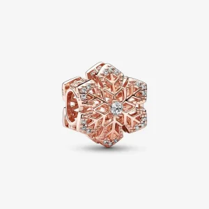 (изображение за) Празнична талисманка снежинка Pandora - 782378C01