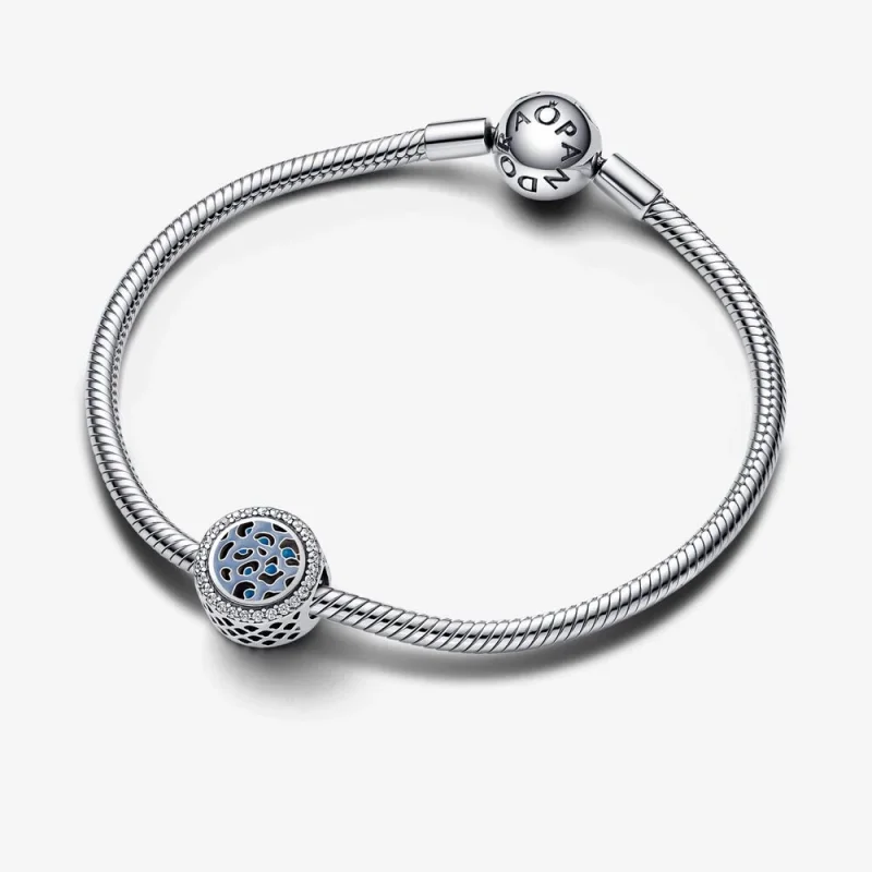 (изображение за) Талисман от стерлингово сребро със син леопард на Pandora - 792016CZ_E024 - Преглед 6
