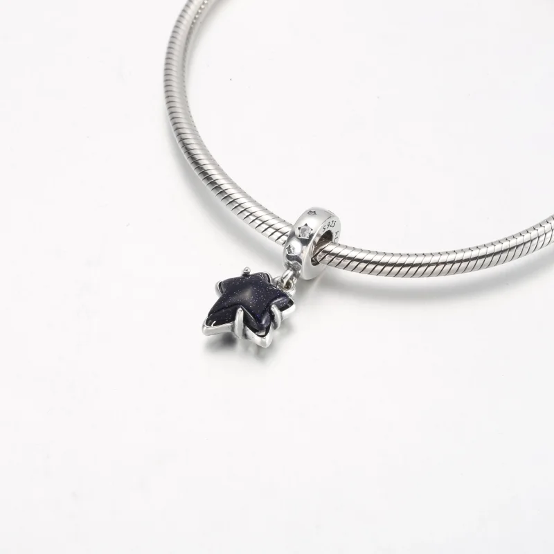 (изображение за) Висяща талисманка Pandora Celestial Galaxy Star Murano - 792368C01 - Преглед 4