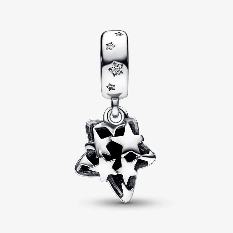 (изображение за) Висяща талисманка Pandora Celestial Galaxy Star Murano - 792368C01 - Преглед 5