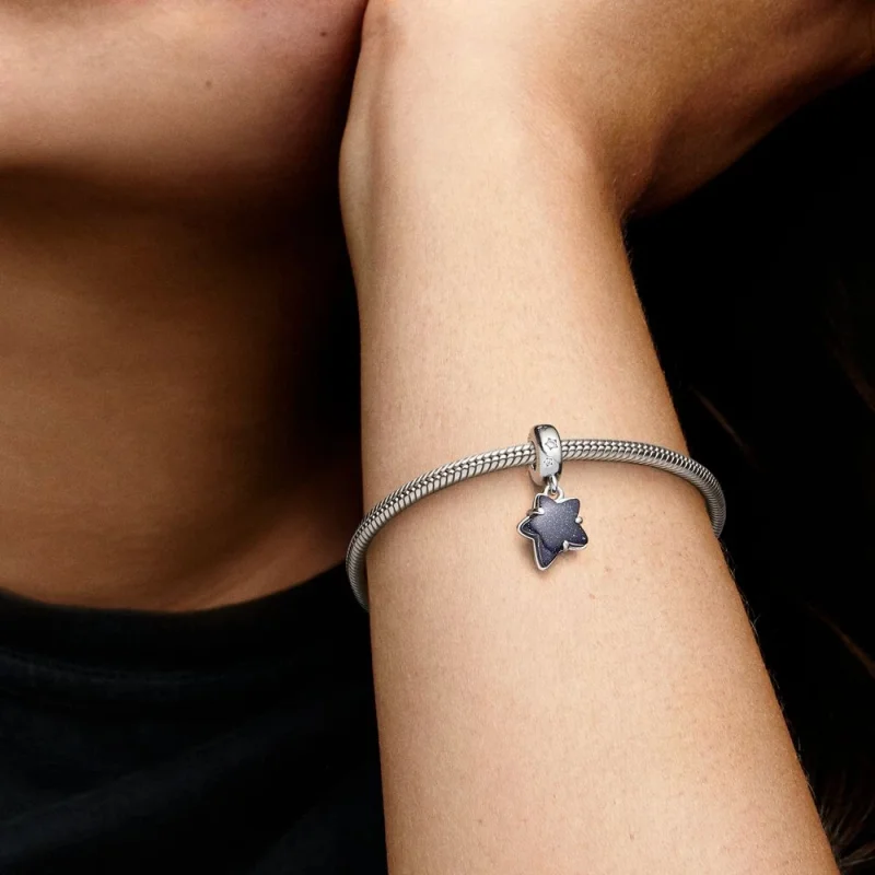 (изображение за) Висяща талисманка Pandora Celestial Galaxy Star Murano - 792368C01 - Преглед 7