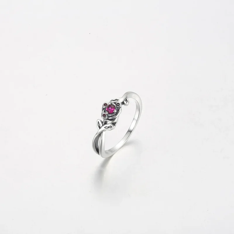 (изображение за) Пръстен Pandora Disney Beauty and the Beast Rose - 190017C01 - Преглед 2