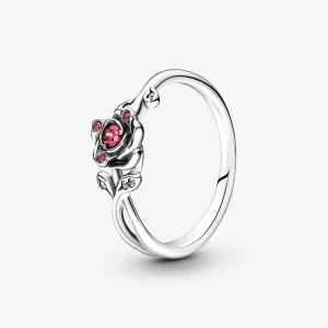 (изображение за) Пръстен Pandora Disney Beauty and the Beast Rose - 190017C01