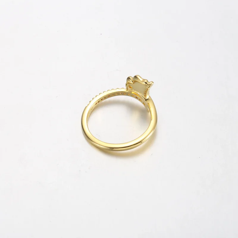 (изображение за) Пръстен Pandora Ginkgo 14k позлатен - 162444C01 - Преглед 4