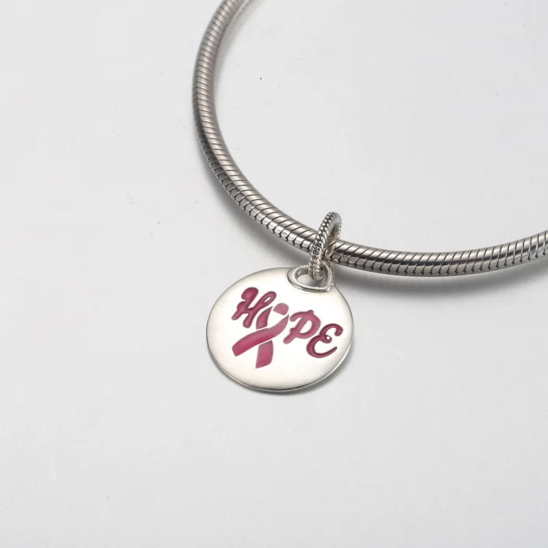 (изображение за) Висулка Pandora Hope Pink Ribbon - ENG398610C00_9 - Преглед 4