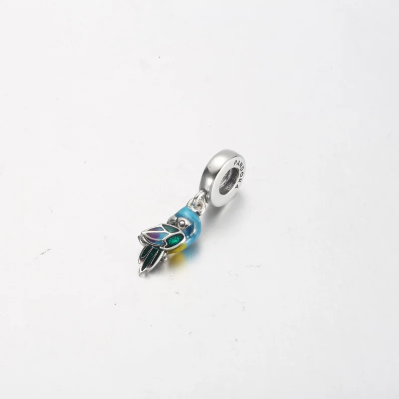 (изображение за) Талисман Pandora Jungle Paradise Parrot - 791679C01 - Преглед 3