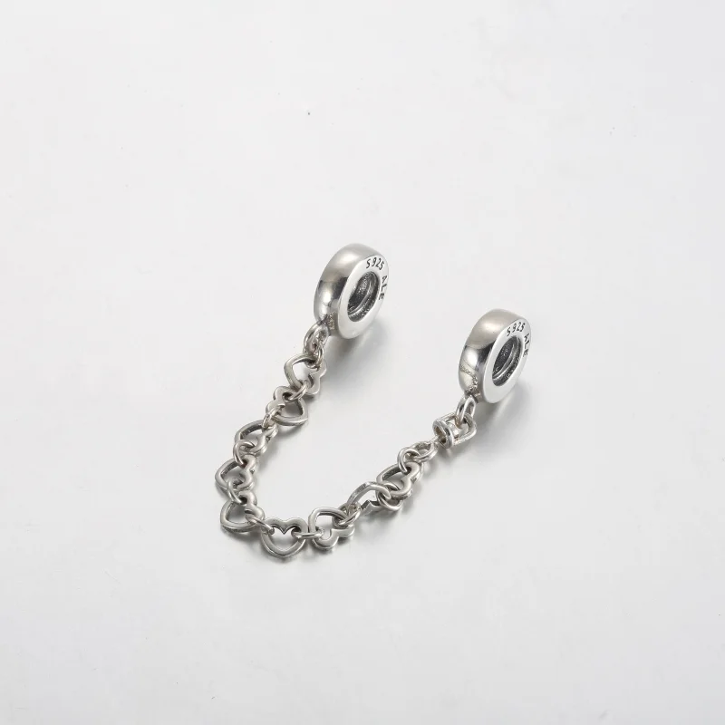 (изображение за) Защитна верига Pandora Linked Hearts - 792274C00 - Преглед 2