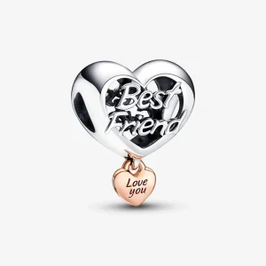 (изображение за) Талисман сърце на Pandora Love You Best Friend - 782243C00