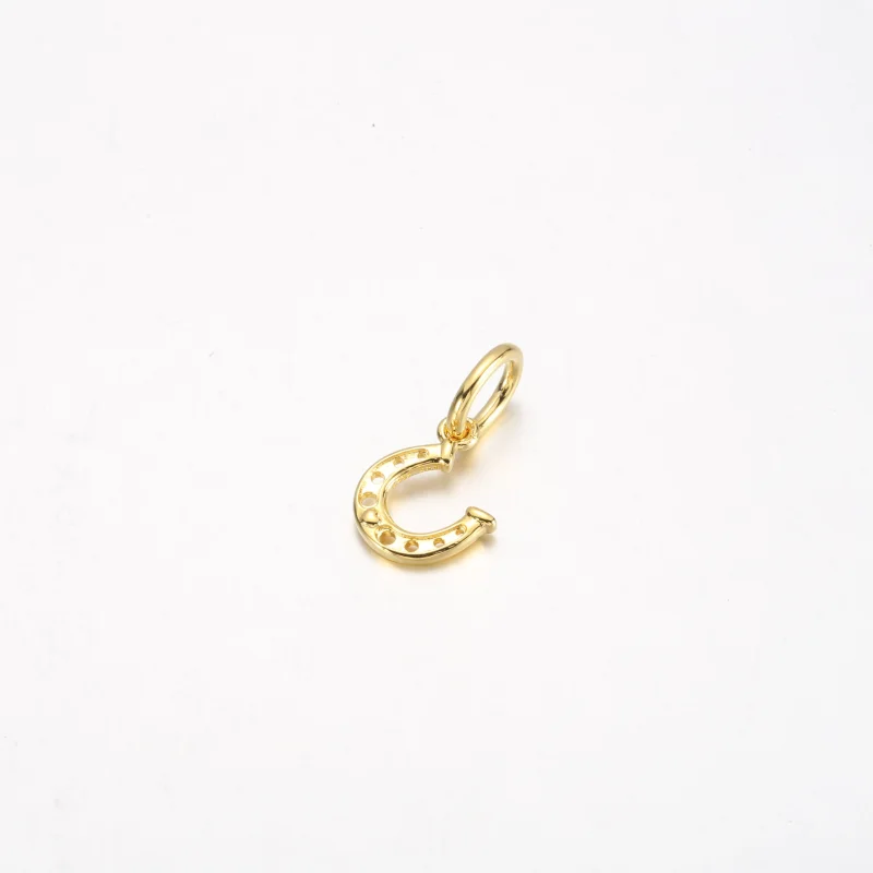 (изображение за) Висяща талисманка Pandora Lucky Horseshoe - 752328C00 - Преглед 2