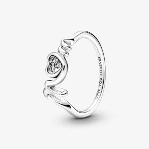 Пръстен сърце Pandora Mom Pavé - 191149C01 (изображение за) Пръстен сърце Pandora Mom Pavé - 191149C01