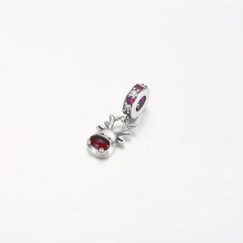 (изображение за) Висящ талисман с червен нос Pandora Murano - 792330C01 - Преглед 2