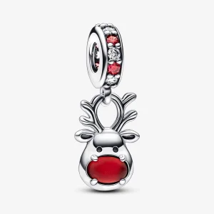 (изображение за) Висящ талисман с червен нос Pandora Murano - 792330C01
