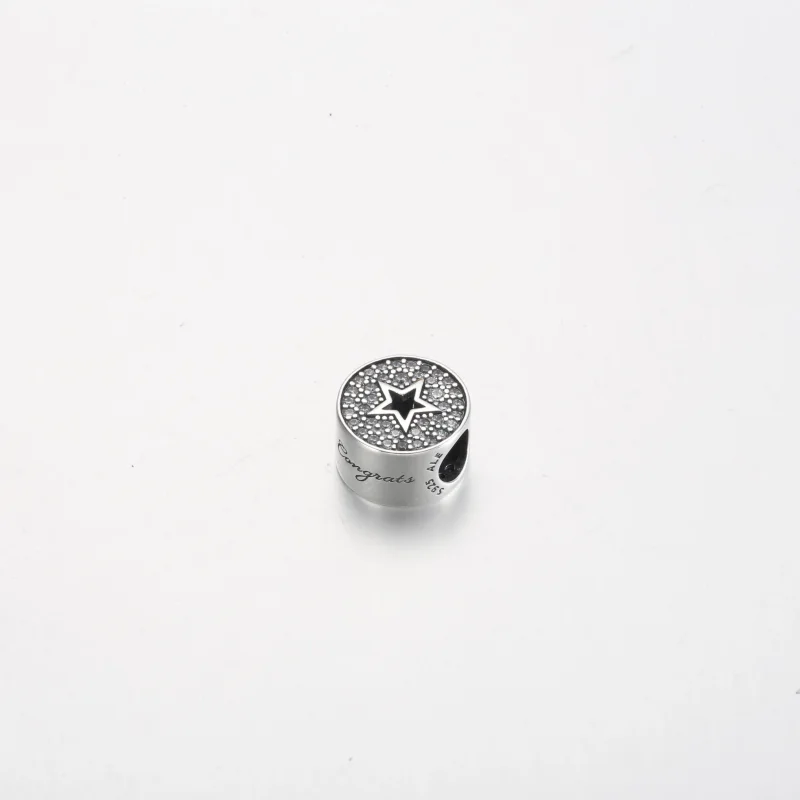 (изображение за) Поздравителен талисман Pandora Pavé & Star - 790793C01 - Преглед 3