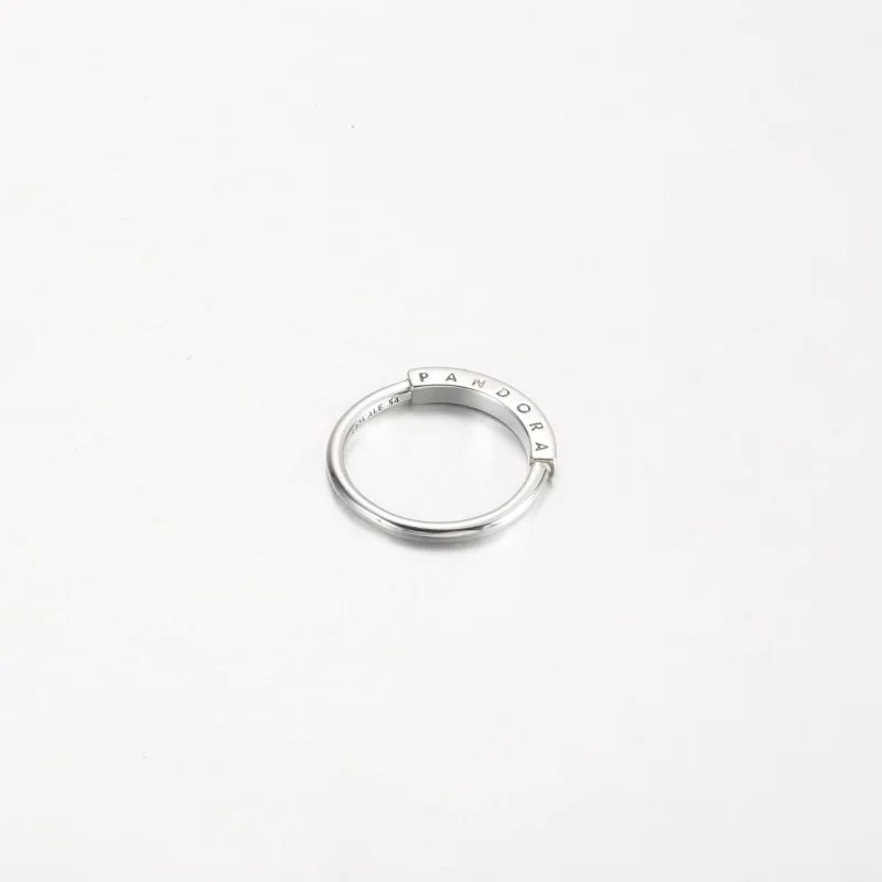 (изображение за) Пръстен Pandora Signature ID Pavé - 192283C01 - Преглед 4
