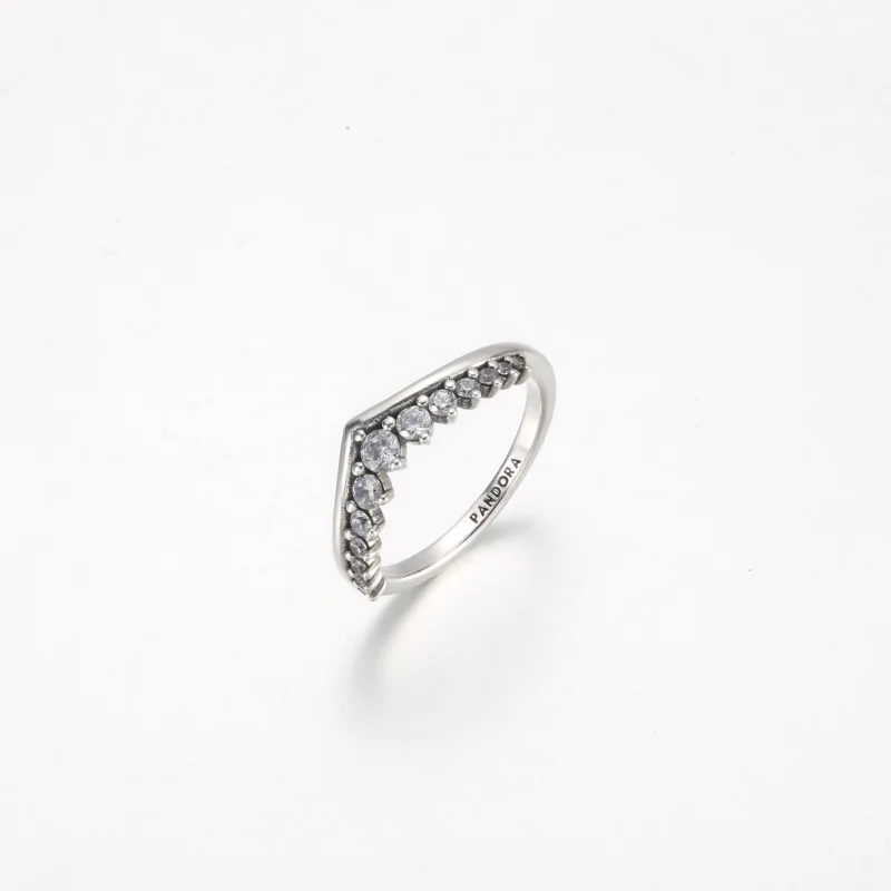 (изображение за) Пръстен Pandora Timeless Wish Floating Pavé - 192320C01 - Преглед 2