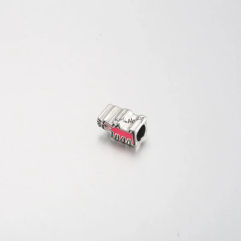 (изображение за) Keith Haring™ x Талисман за лаещо куче Pandora - 792218C01 - Преглед 2