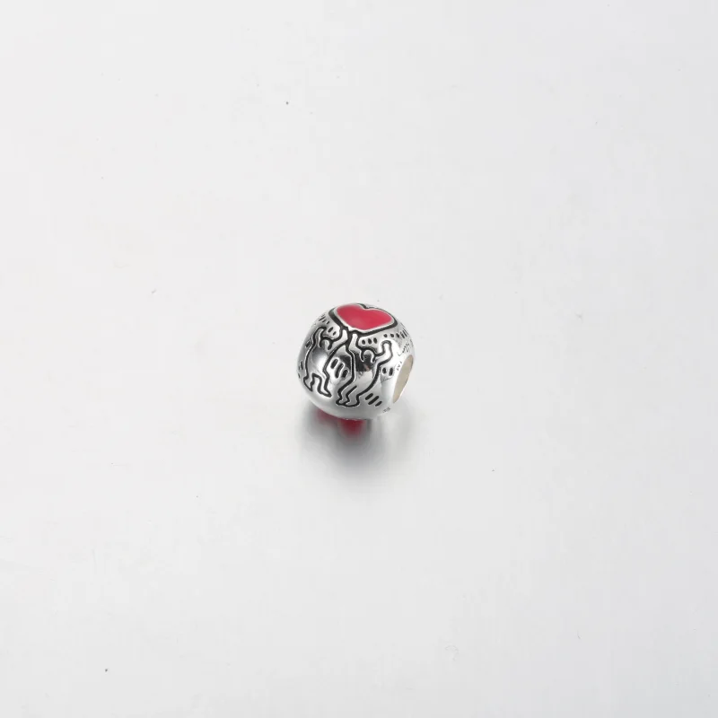 (изображение за) Keith Haring™ x Pandora Love & Figures Charm - 792225C01 - Преглед 3
