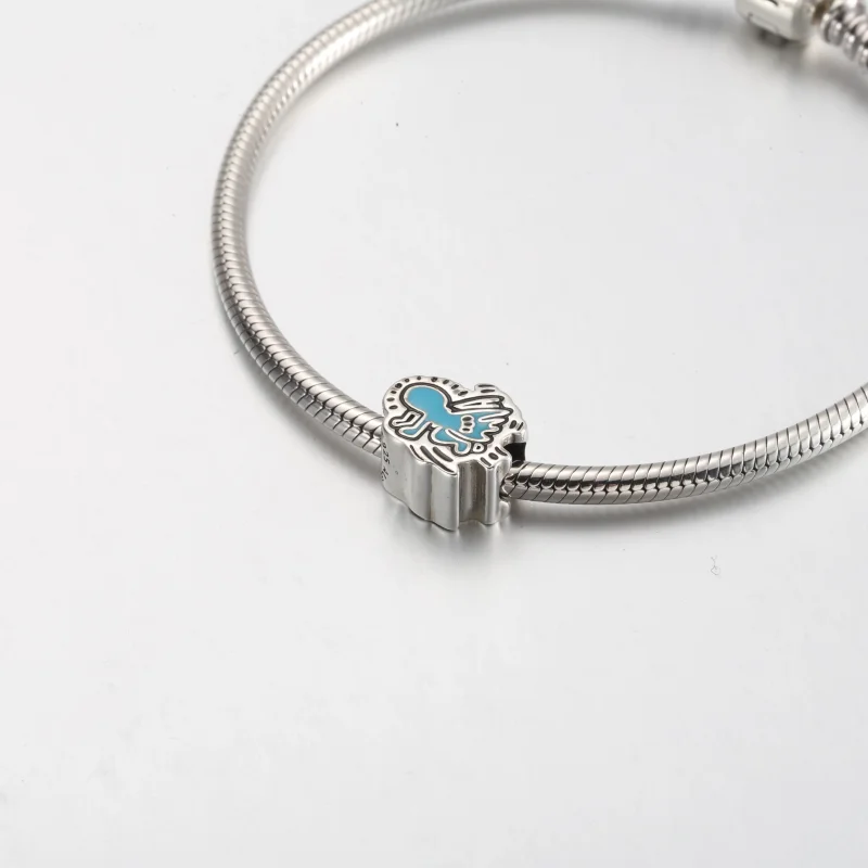 (изображение за) Keith Haring™ x Pandora Radiant Angel Charm - 792219C01 - Преглед 5