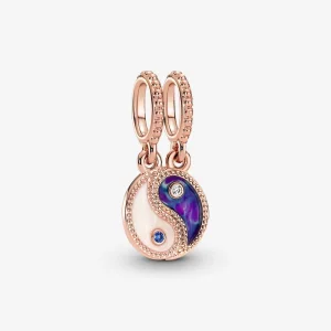 (изображение за) Pandora Разделящ се ин и ян искрящ висящ талисман - 780098C01