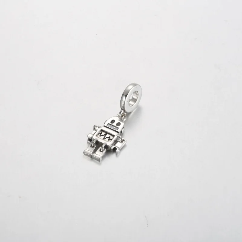 (изображение за) Pandora Bestie Bot Robot Dangle Charm - 792250C01 - Преглед 2