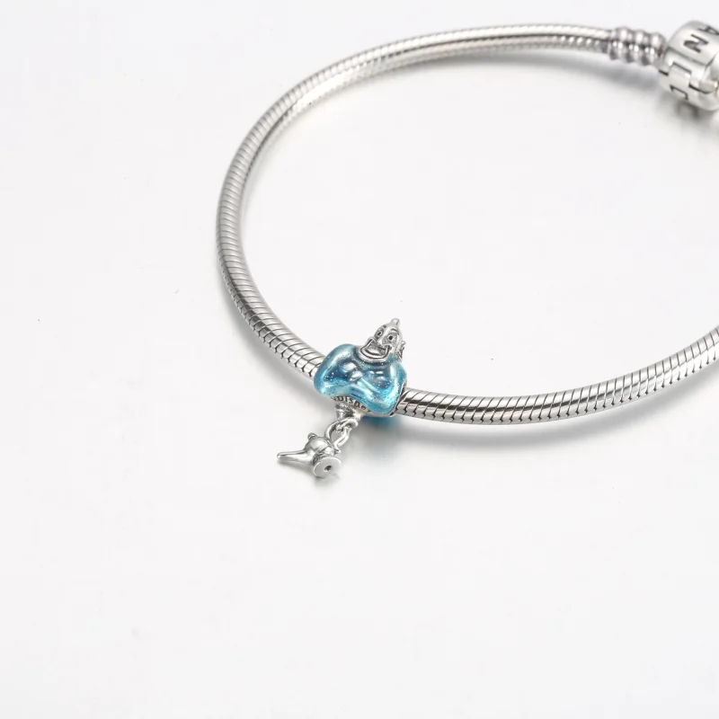 (изображение за) Pandora Disney Aladdin Genie & Lamp Charm - 792348C01 - Преглед 4