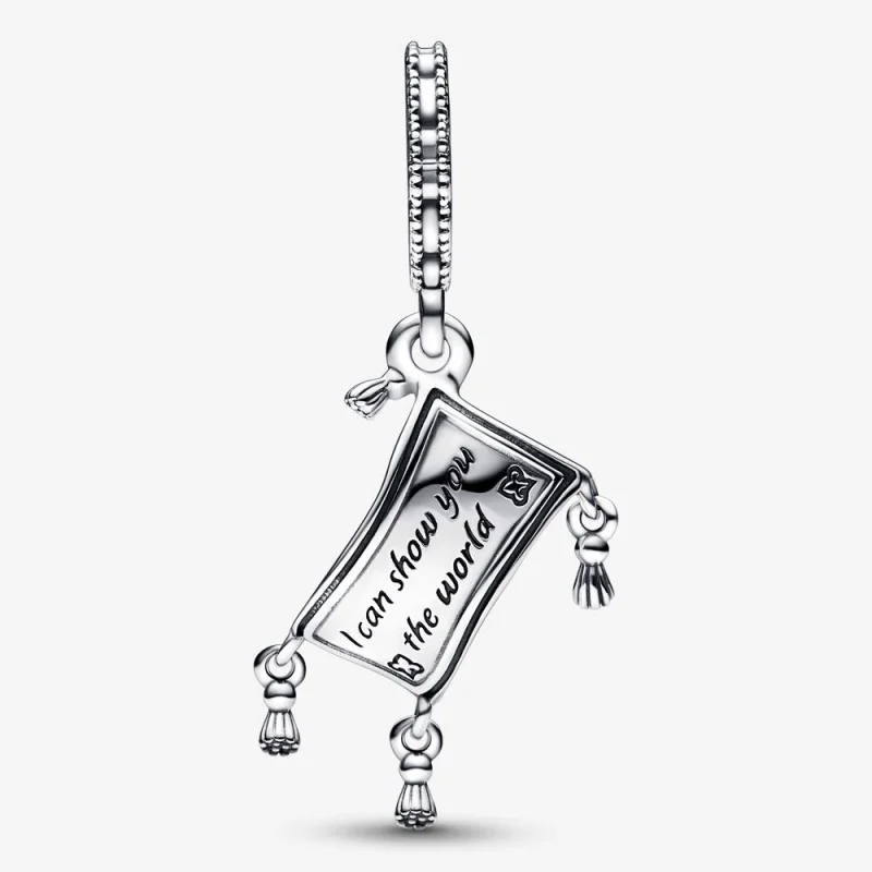 (изображение за) Pandora Disney Aladdin Magic Carpet Dangle Charm - 792346C01 - Преглед 5