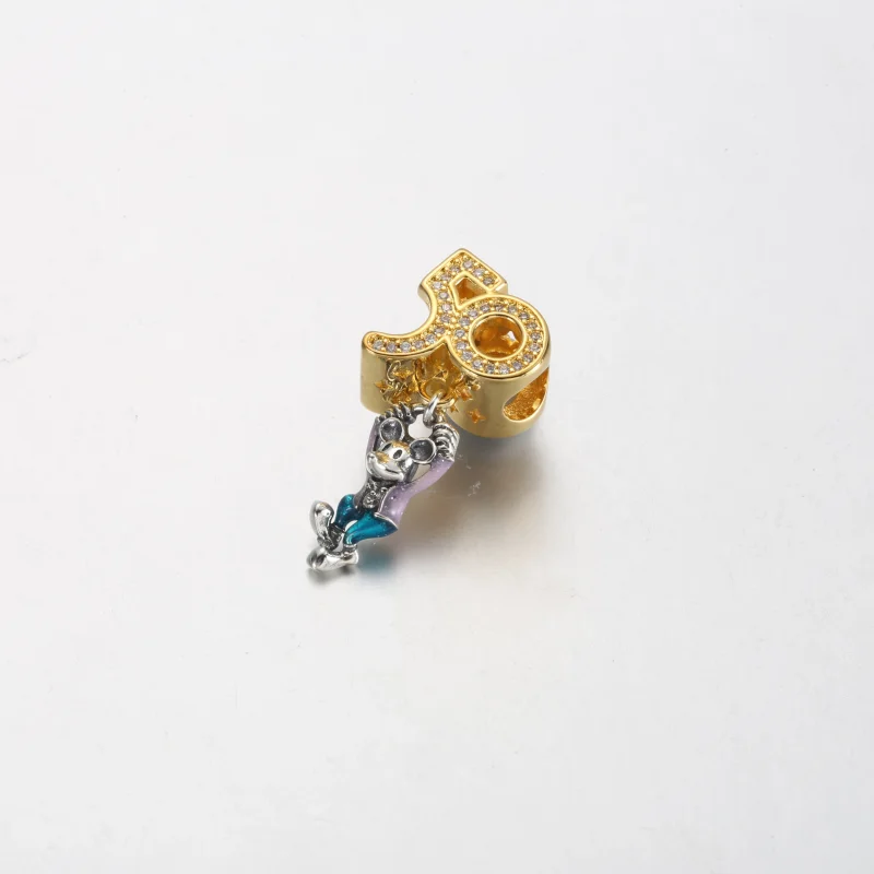 (изображение за) Pandora Disney Parks Висящ талисман за 50 години Мики Маус - 769597C01 - Преглед 2