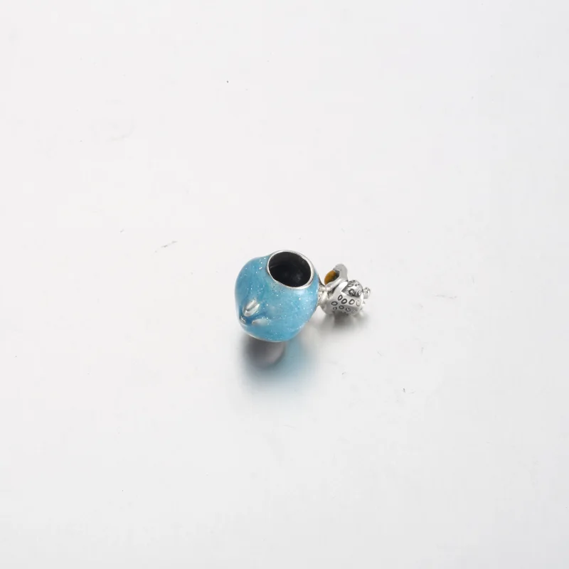(изображение за) Pandora Disney Pixar Joy Светещо в тъмното Memory Orb Charm - 792028C01 - Преглед 4