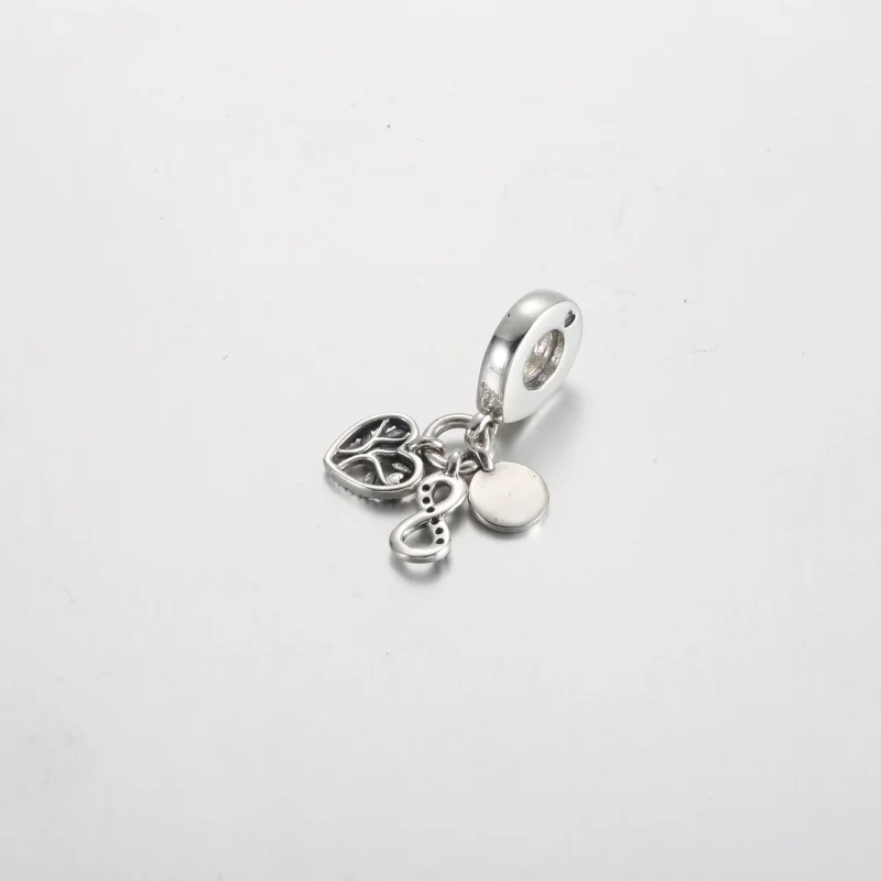 (изображение за) Pandora Family Infinity Triple Dangle Charm - 792201C01 - Преглед 3