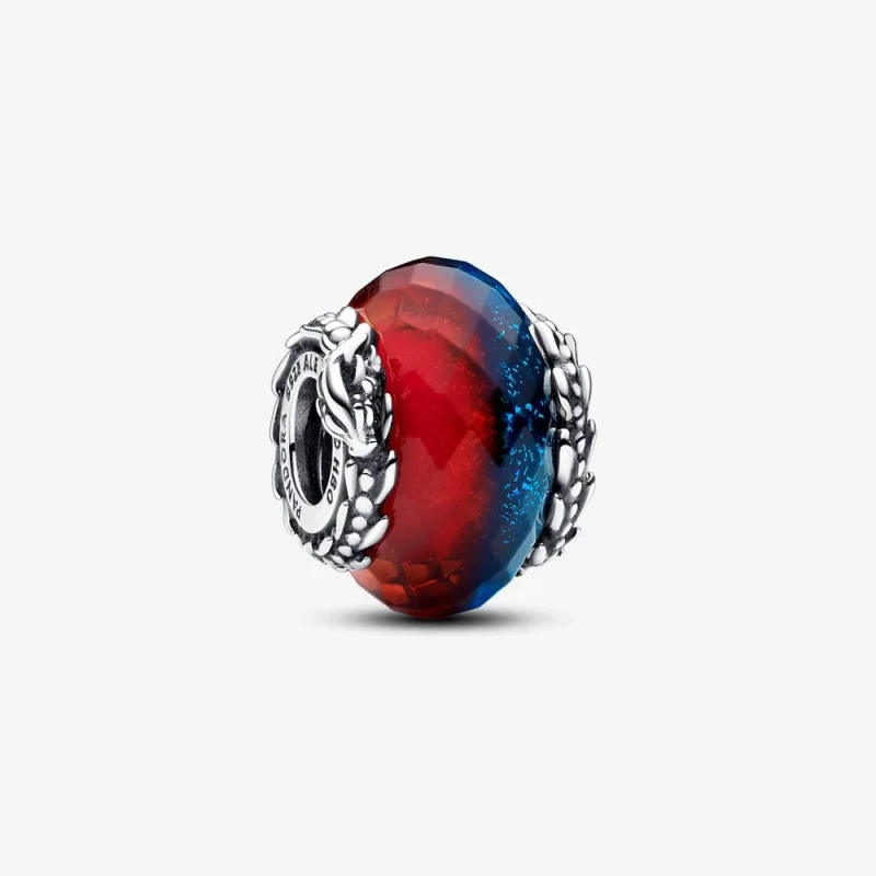 (изображение за) Pandora Game of Thrones Ice & Fire Dragons Dual Charm от муранско стъкло - 792966C00