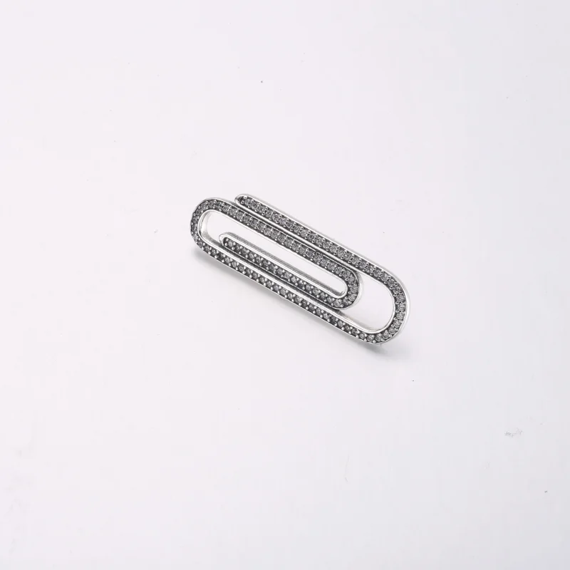 (изображение за) Pandora ME Pavé Paperclip Styling Link - 792297C01 - Преглед 4