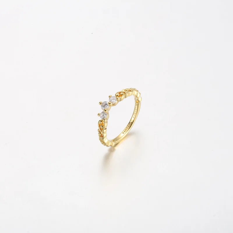 (изображение за) Pandora Regal Swirl Tiara Ring - 162232C01 - Преглед 2