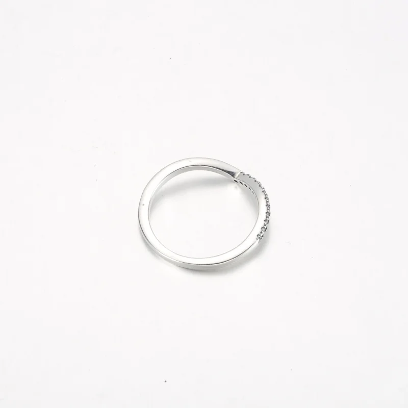 (изображение за) Pandora Timeless Wish Half Sparkling Ring - 192394C01 - Преглед 3