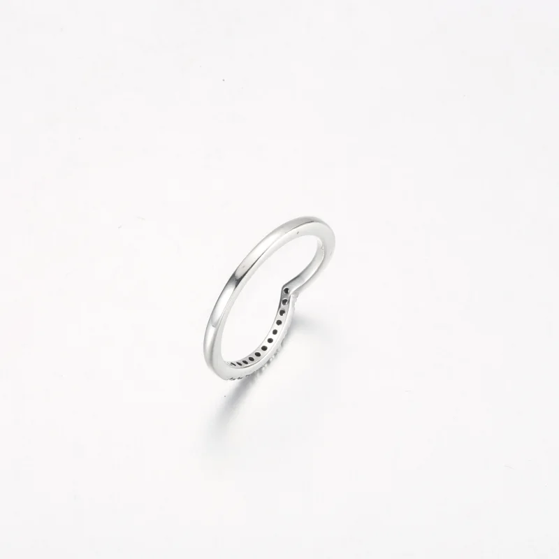 (изображение за) Pandora Timeless Wish Half Sparkling Ring - 192394C01 - Преглед 4
