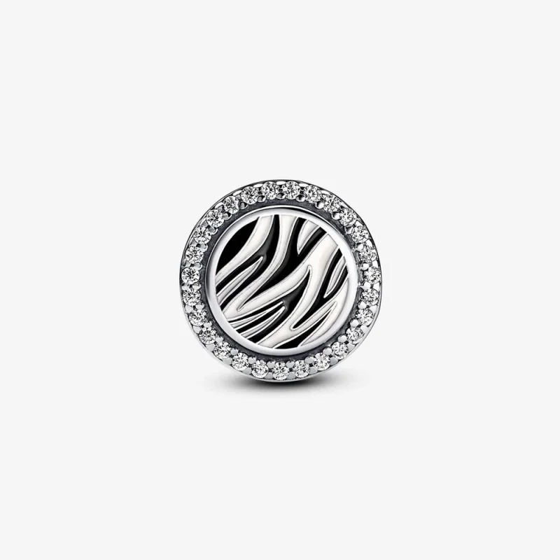 (изображение за) Pandora сребърен талисман с принт Zebra - 792016CZ_E025 - Преглед 6
