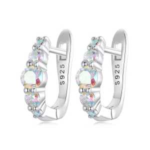 (изображение за) Цветни обеци в стил PANDORA - BSE960