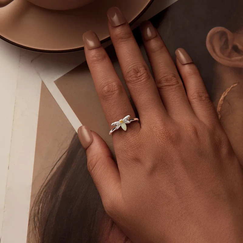 (изображение за) Светещ пръстен пчела в стил PANDORA - BSR521-E - Преглед 10