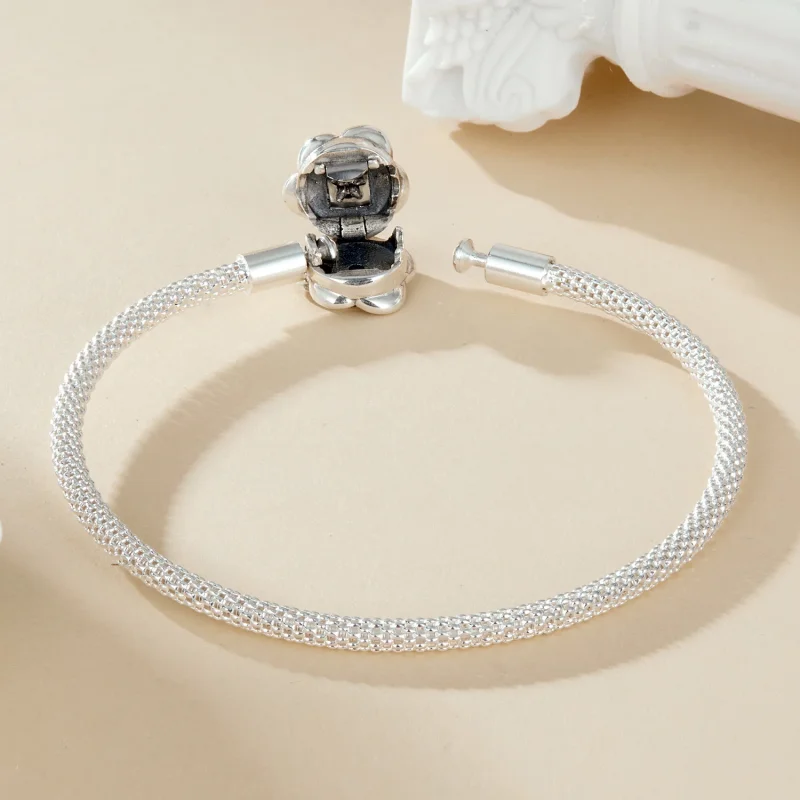 (изображение за) Верижка с роза в стил PANDORA - SCB266 - Преглед 4