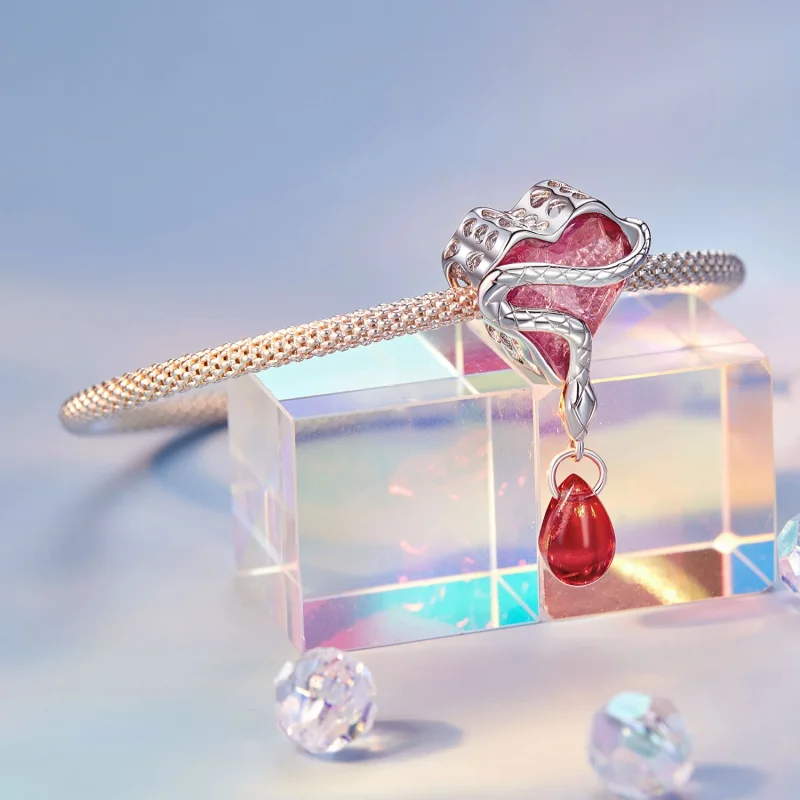 (изображение за) Талисман с кървава змия в стил PANDORA - SCC2699 - Преглед 3