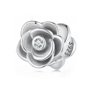 (изображение за) Триизмерен талисман с роза в стил PANDORA - SCC2705