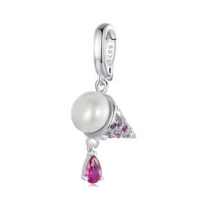 (изображение за) Талисман за сладолед от естествена перла PANDORA Style - BSC962