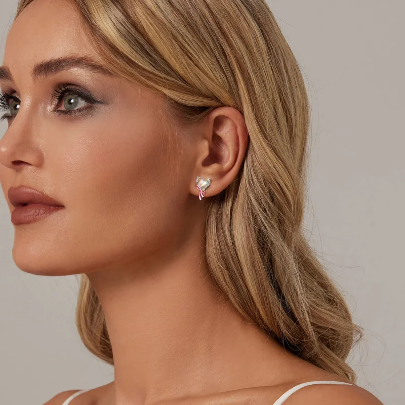 (изображение за) Обеци PANDORA Style Love Bow - SCE1696 - Преглед 8