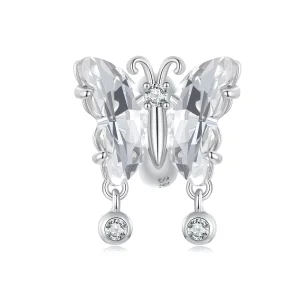 (изображение за) PANDORA Style Sparkle Butterfly Charm - BSC965