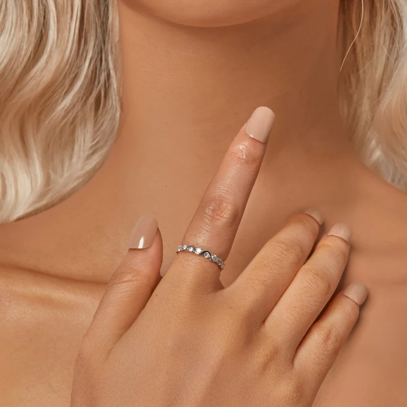 (изображение за) PANDORA Style Wave Ring - BSR515 - Преглед 7