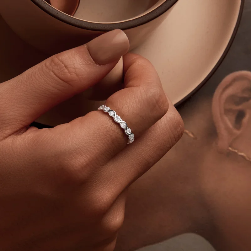 (изображение за) PANDORA Style Wave Ring - BSR515 - Преглед 9