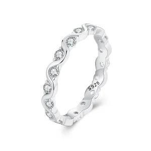 (изображение за) PANDORA Style Wave Ring - BSR515