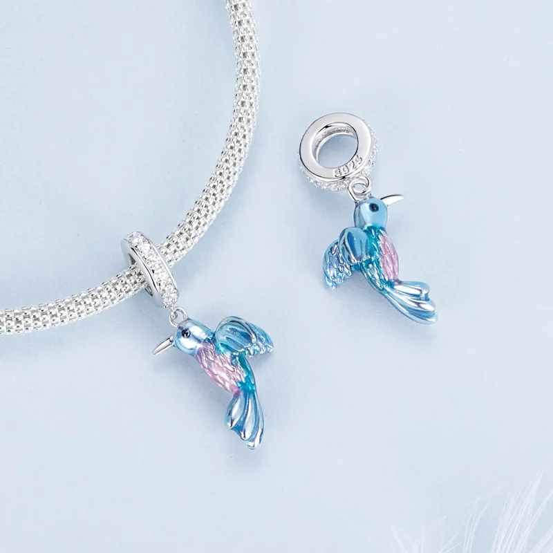 (изображение за) Висулка Kingfisher в стил PANDORA - BSC1004 - Преглед 4